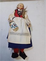 Holland style doll 11 inches tall
