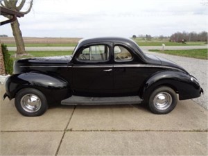 1940 FORD COUPE, 2 DOOR, ALL STEEL BODY,