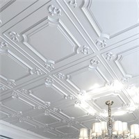 Art3d Drop Ceiling Tiles 24x24, 12 Sheets PVC