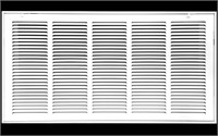 36" X 24" Steel Return Air Filter Grille for 1"