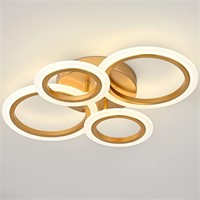 NEW $100 4 Rings Modern Ceiling Light *Sealed Pkg