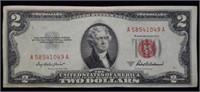 1953 A $2 Red Seal Legal Tender High Grade Note