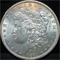 1884 Morgan Silver Dollar Unc