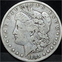 1885 Morgan Silver Dollar