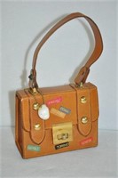 VTG Italian leather child's purse