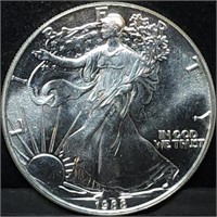 1988 1oz Silver Eagle Gem BU
