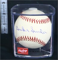 Signed Duke Snider baseball w/ COA