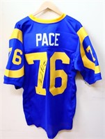 Signed Orlando Pace Rams jersey w/ COA