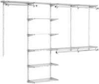 Rubbermaid Configurations Custom Closet Kit, 4-8