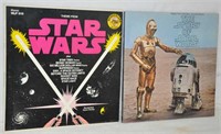 VTG 1977 Star Wars 33 1/3 vinyl record albums