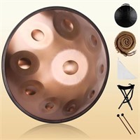 Tongmo 10 Notes Handpan Drums, 22 inches D Minor