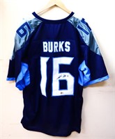 Signed Treylon Burks Titans jersey w/ COA
