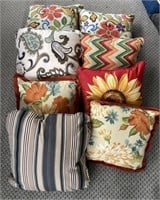 Assorted Outdoor decorative pillows