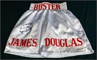 Signed Buster Douglas boxers w/ COA