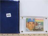 Ted Williams baseball card, Boston Red Sox