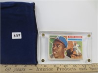 Hank Aaron baseball card, Milwaukww Braves