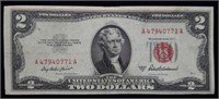 1953 A $2 Red Seal Legal Tender High Grade Note