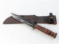 WW2 US NAVY BOWIE KNIFE W/ SHEATH