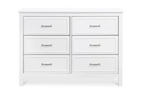 DaVinci Charlie 6-Drawer Double Dresser in White