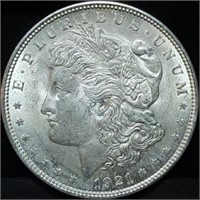 1921 Morgan Silver Dollar BU