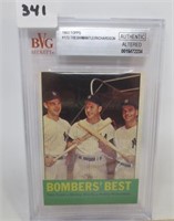 Bombers best graded card, Mickey Mantle