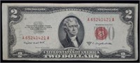 1953 B $2 Red Seal Legal Tender High Grade Note