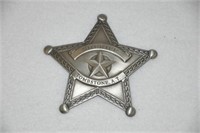 Reproduction Tombstone Sheriff's badge