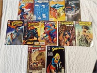 DC Comics' Superman & Wonder Woman Comicbooks