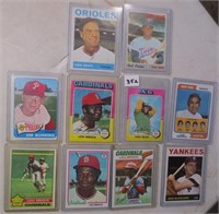 10 baseball cards