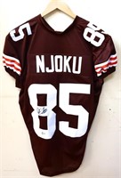 Signed David Njoku Cleveland jersey w/ COA