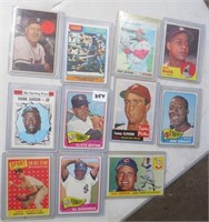 11 baseball cards