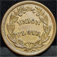 1863 Union Flour Albany NY Civil War Token