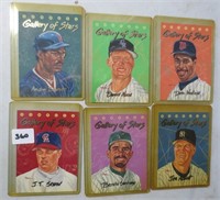 6 baseball cards