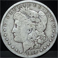 1890-O Morgan Silver Dollar