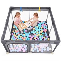 Dripex Baby Playpen, 79"x59" Large Play Pens for