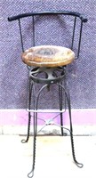 Vintage wood/iron clerking stool