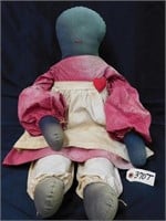 28" hand made cloth doll