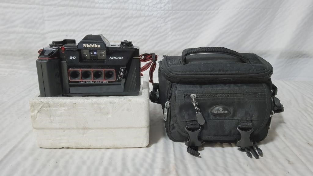 Retro Camera and Case