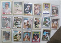 17 baseball cards