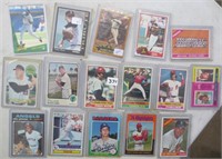 16 baseball cards