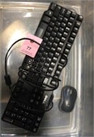 Dell Keyboard with a cordless Logitech mouse
