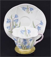 1950s Shelley Scilla Tea Cup & Saucer