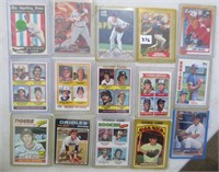 15 baseball cards