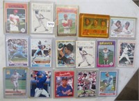 16 baseball cards