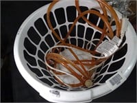 Laundry Basket & Rope Light