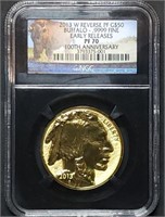 2013 W 1oz Reverse Proof Gold Buffalo NGC PF70