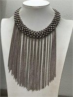 BEADED WATERFALL NECKLACE