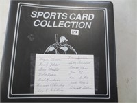 Folder of baseball cards, over 300 cards