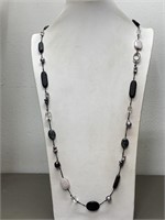 SILPADA STERLING SILVER ,PEARL & STONE NECKLACE