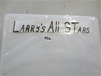 Larry's All-Stars of baseball cards, approx 290
